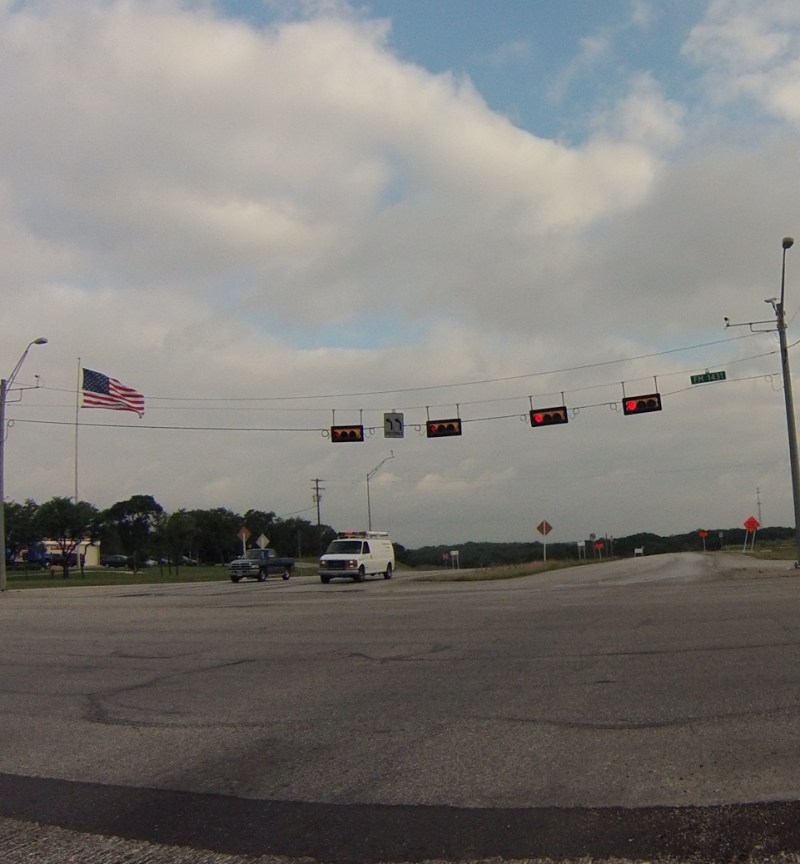 See the flag? Windy!