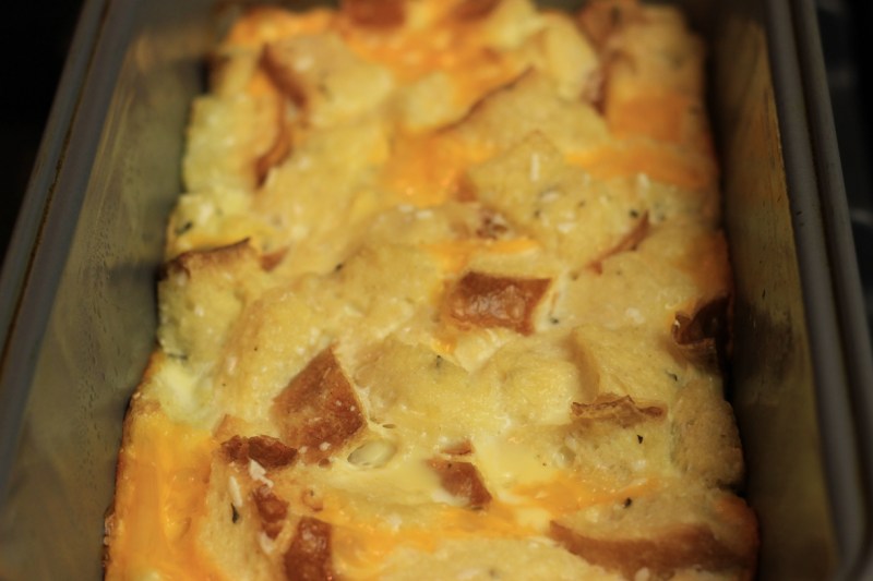 Finished bread cakes.