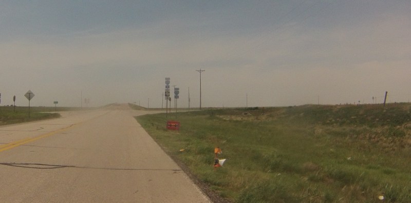 After what felt like forever, we finally saw our turn to the north in the distance. I was really worn out at this point.