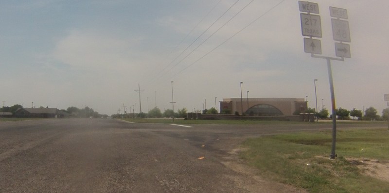 And the turn on to the West Texas A&M campus!