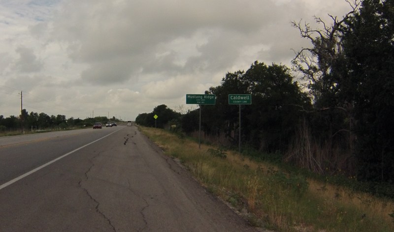 Route 21 had a very nice wide shoulder.