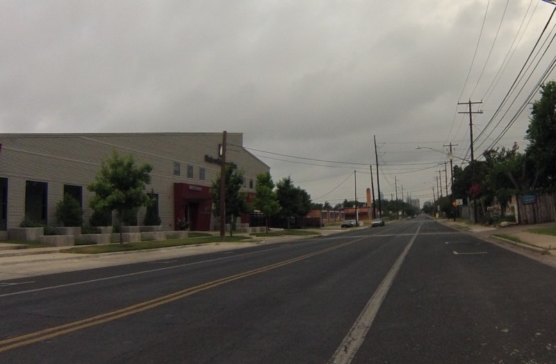 I made a right turn onto 5th Street before crossing the river. This is the Meals on Wheels headquarters.