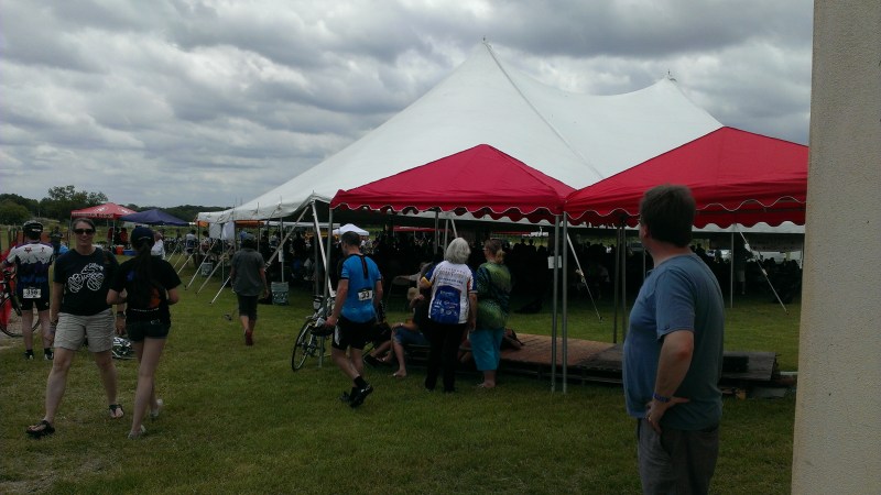 The tent. It has the food.