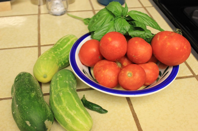 Garden fresh vegetables